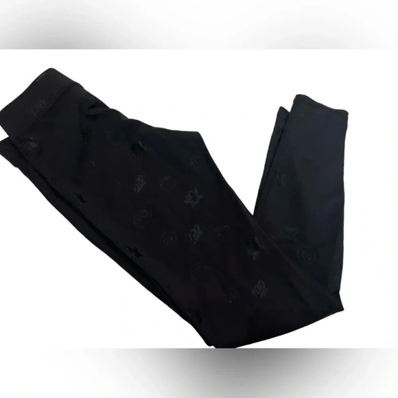 NWT Terez Girls Emoji Foil Printed Leggings - Picture 1 of 5